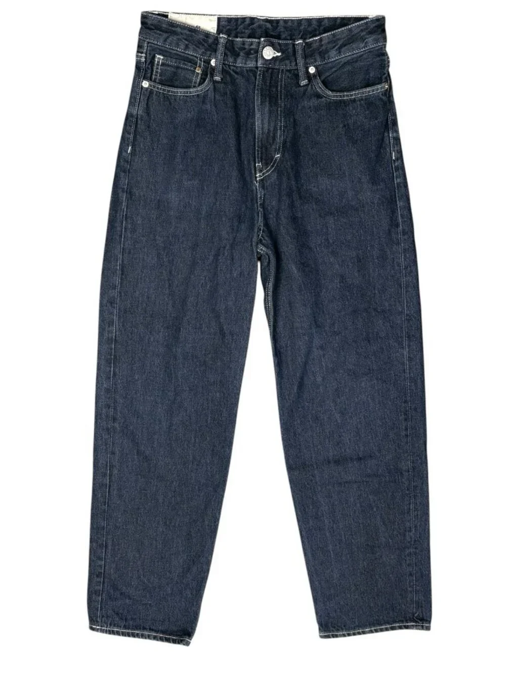 H&M Loose Fit Denim Dark Blue Jeans Mens 28x32 Baggy Hip Hop Skater Grunge Prep